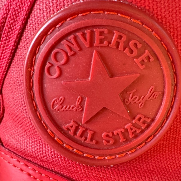 Converse Striking Red 🔴 High-Top Sneakers - Picture 9 of 16